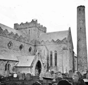 Old picture of the cathedral