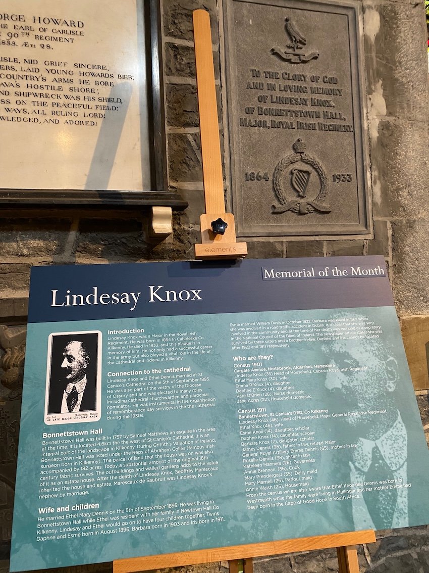 Stories in Stone: Memorials of St Canice’s Cathedral