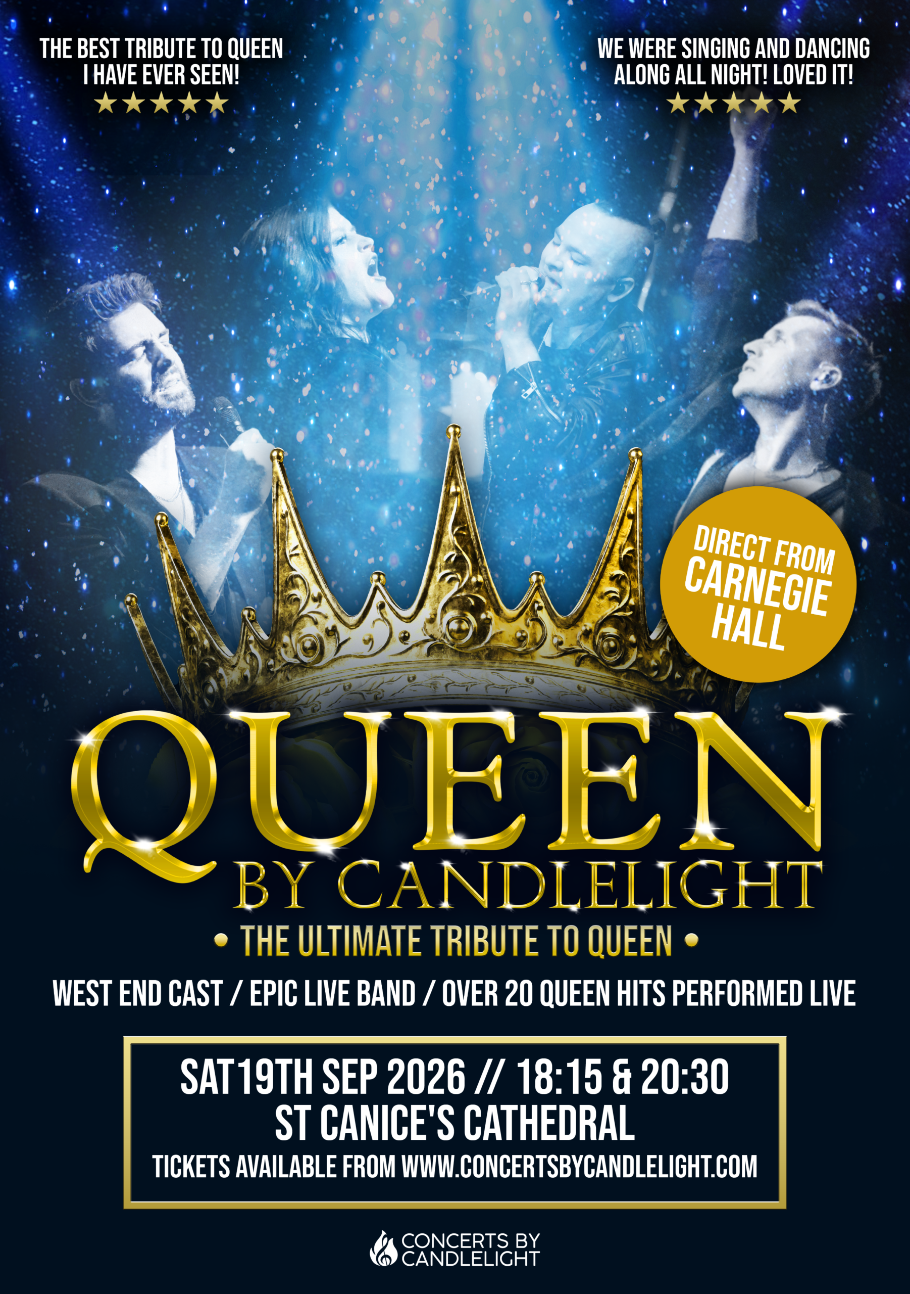 Queen By Candlelight at St Canice’s Cathedral