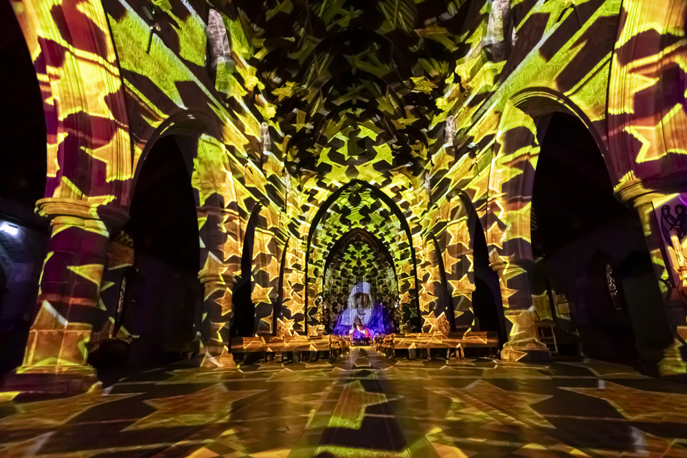 The Gift by Luxmuralis at St Canice’s Cathedral