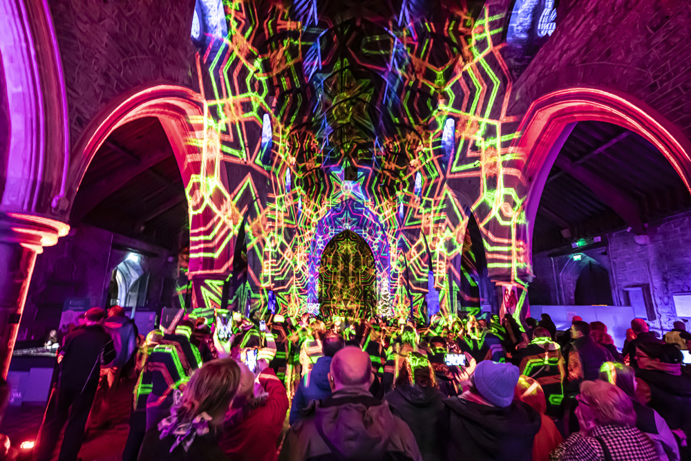 Luxmuralis Kilkenny St Canices Cathedral son et lumiere cathedral light show light and sound projection art light art epic art london _13smv 2 (2)