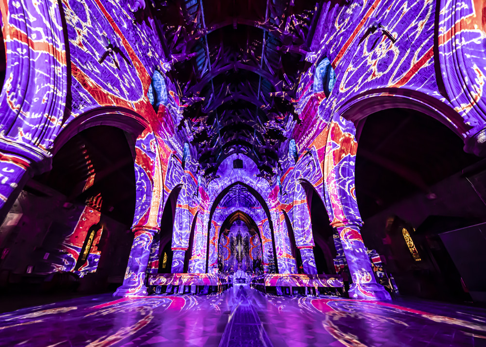 Luxmuralise at St Canices Cathedral Kilkenny