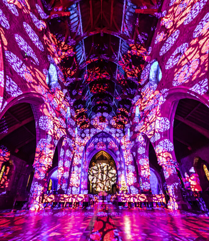 Luxmuralis Kilkenny St Canices Cathedral son et lumiere cathedral light show light and sound projection art light art epic art london _19smv (1)
